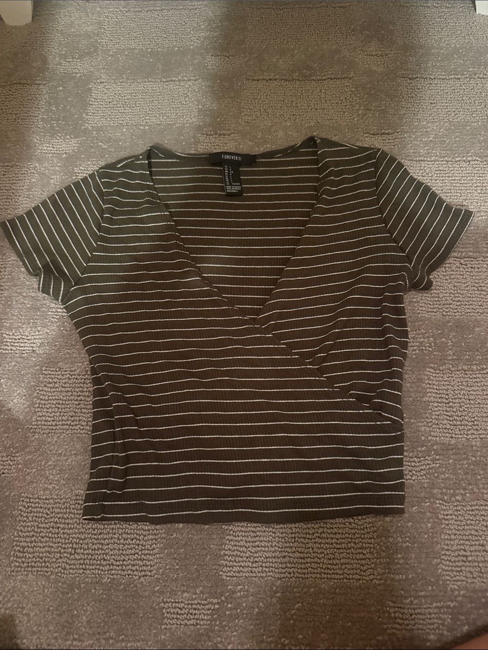 Forever 21 V-Neck wrap tee